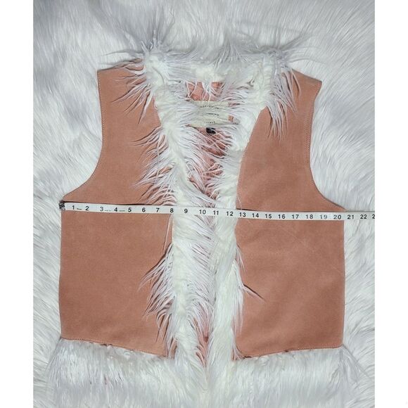 NWOT|Free People Indigo River Leather Vest, LARGE - Picture 7 of 9